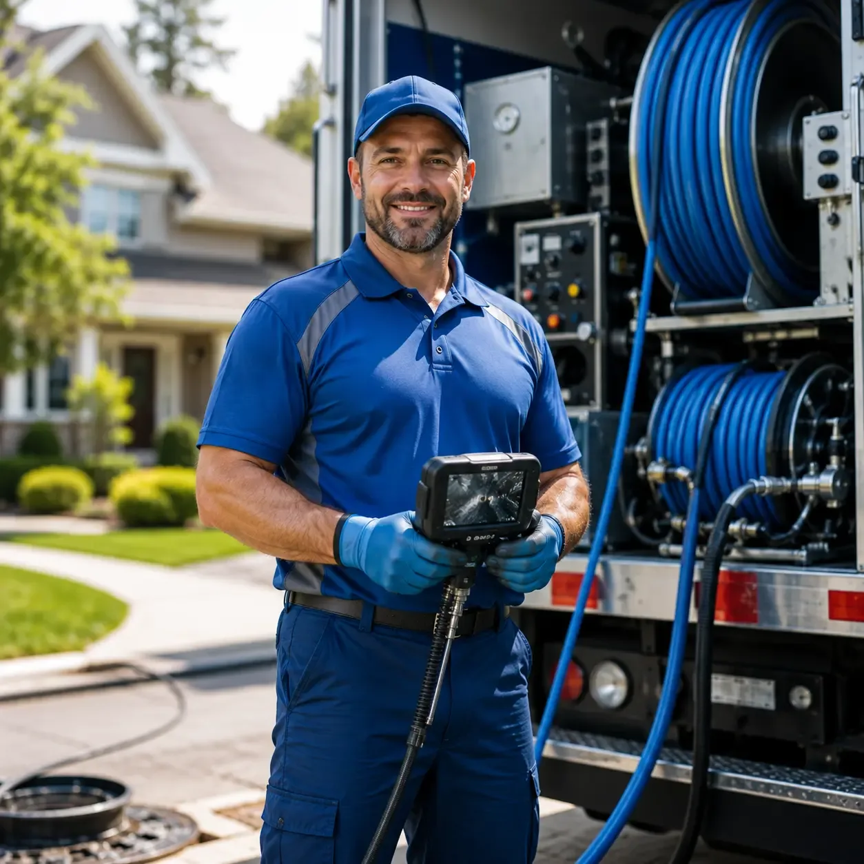 Local outdoor drain cleaning specialists in River, KY